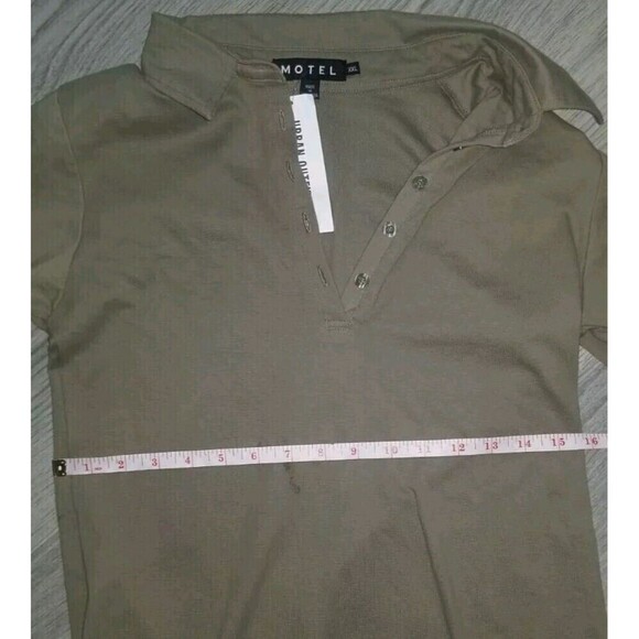 Urban Outfitters Bodycon Mini Dress XXL Army Olive Green - Picture 6 of 11